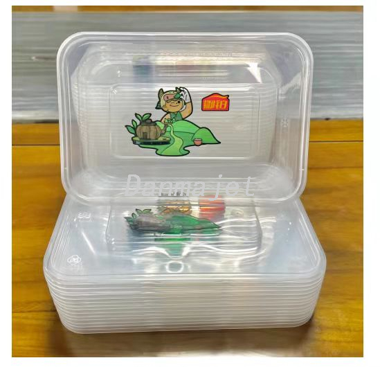 Plastic Lunch Lids Packing Box Full Color Digital Inkjet Press