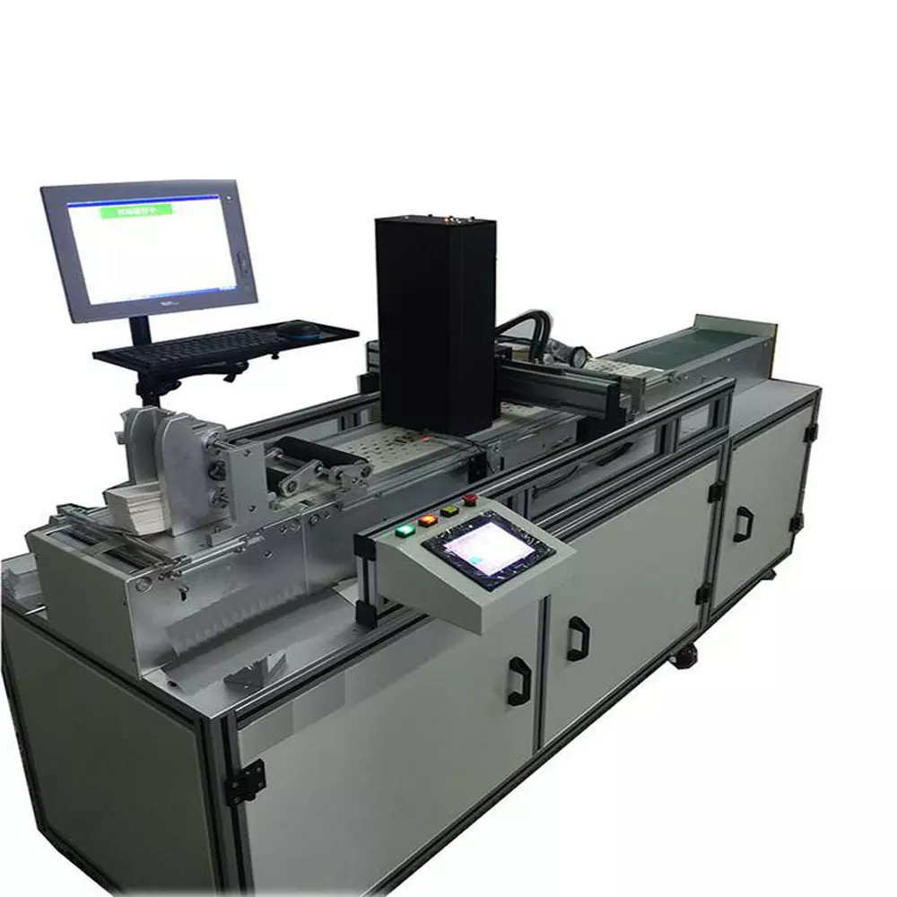 Big Paper Sheet Transport Device and QR Codes UV Printing Machine