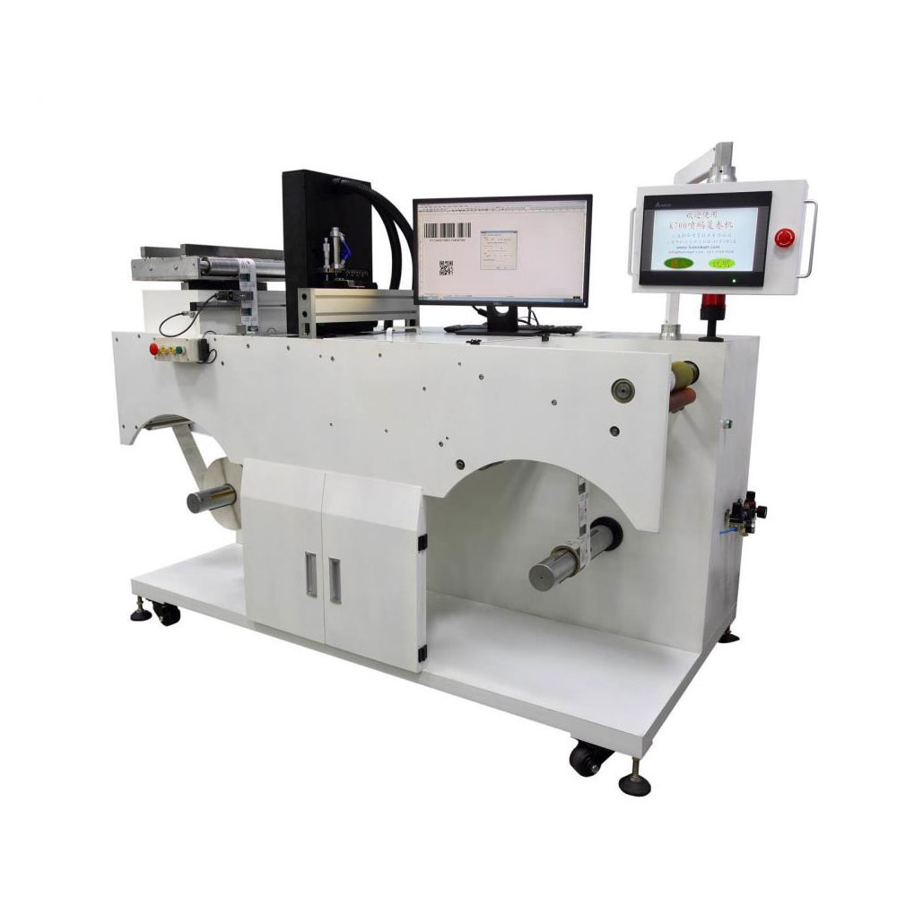 Offline Label Web Digital Printing Inkjet Printer With Camera Inspection System