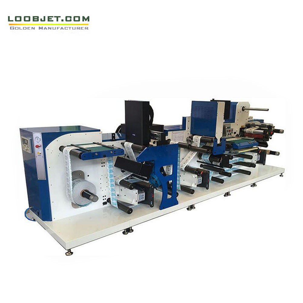 Rolling Lables Dod UV Coding Digital Web Printing Machine
