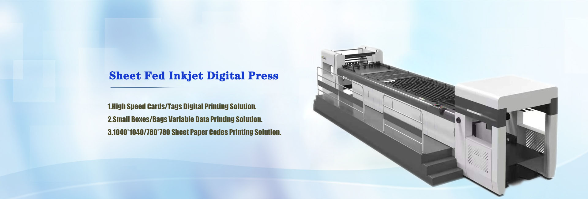 Sheet Fed Inkjet Digital Press